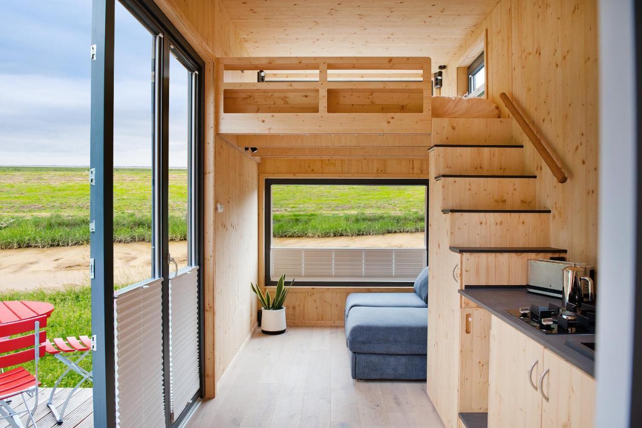 Tiny House Nature 15 Zur Meerseite - Green Tiny Village Harlesiel 卡罗利嫩西尔 外观 照片