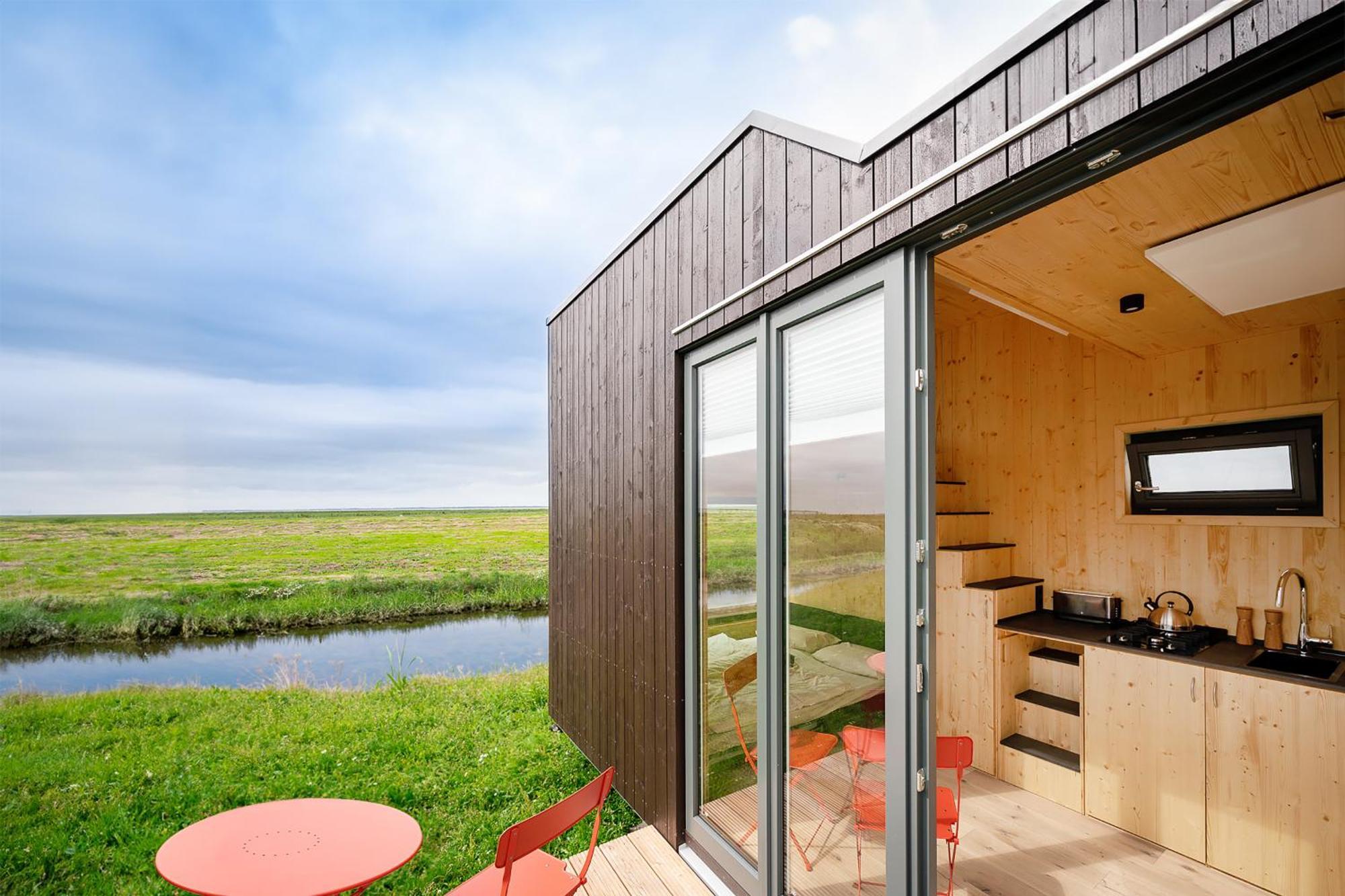 Tiny House Nature 15 Zur Meerseite - Green Tiny Village Harlesiel 卡罗利嫩西尔 外观 照片