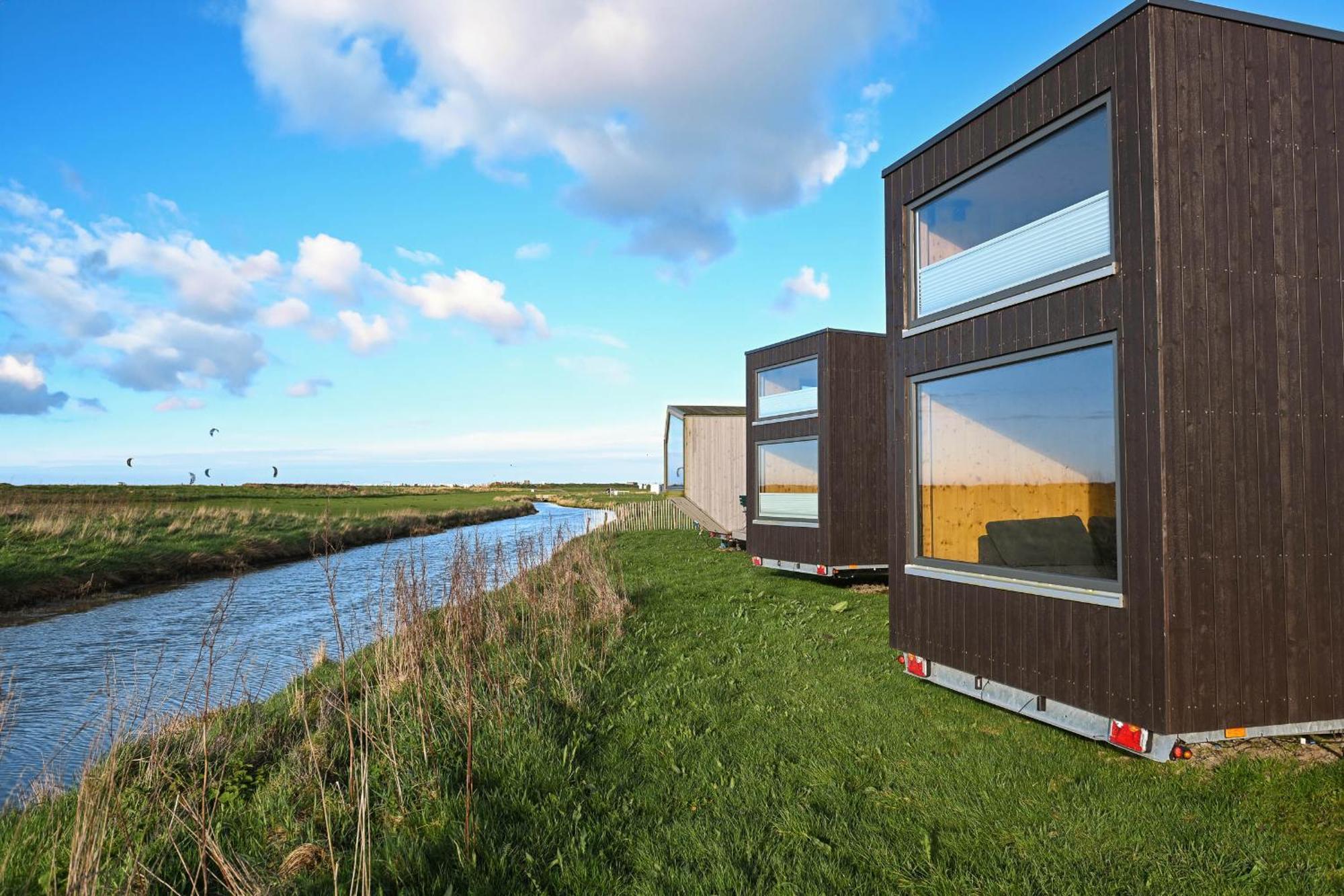 Tiny House Nature 15 Zur Meerseite - Green Tiny Village Harlesiel 卡罗利嫩西尔 外观 照片